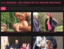 Tablet Screenshot of culfrancais.com
